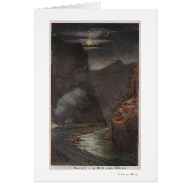 Königliche Schlucht, CO - Mondlicht Aussicht auf Z (Vorne)