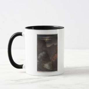 Königliche Schlucht, Co - Mondschein-Ansicht des Tasse