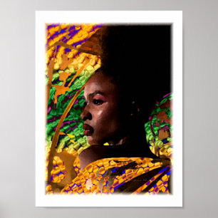 Königliche Schönheit Afrikas Poster