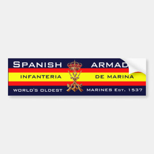 Königliche spanische Marinesoldaten Autoaufkleber