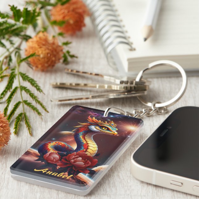 Königliche Sternserpenz des Universums. Schlüsselanhänger (Vorderseite rechts)