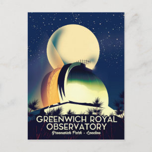 Königliche Sternwarte Greenwich London Postkarte