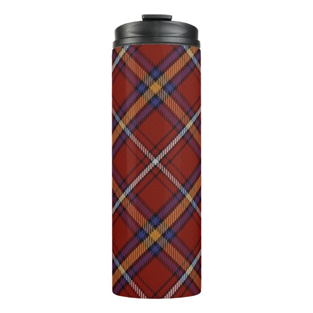 Königliche Tartan-Thermaltrommel Thermosbecher (Vorderseite)