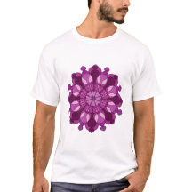Königliche violette Blumenmandala