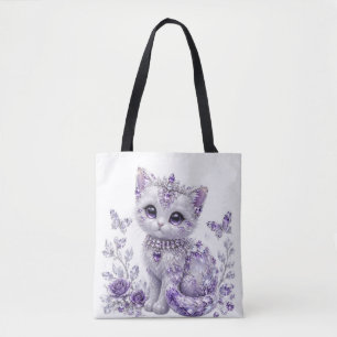 Königliche Violette Verzierte Kitten-Fantasie