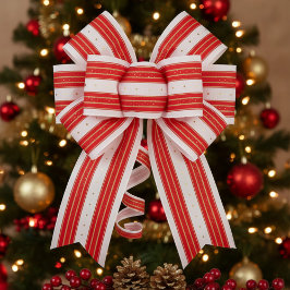 Königliche Weihnachtsstreifen Ripsband