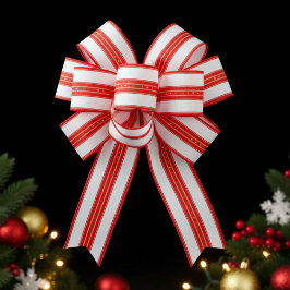 Königliche Weihnachtsstreifen Ripsband