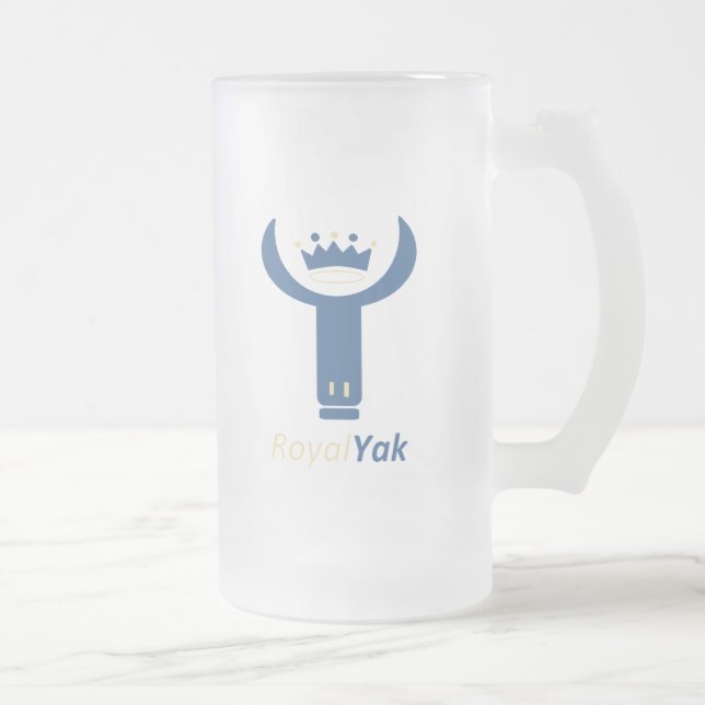 Königliche Yak Mattglas Bierglas (Rechts)