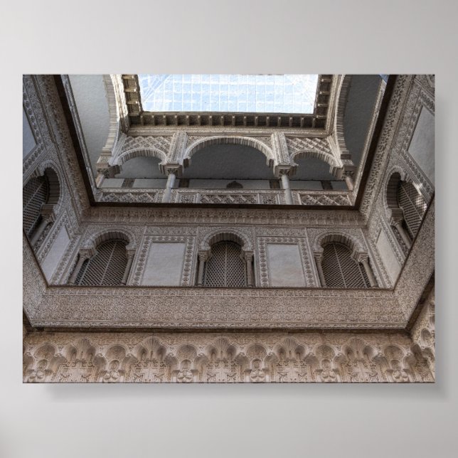 Königlicher Alcázar von Sevilla Poster (Vorne)
