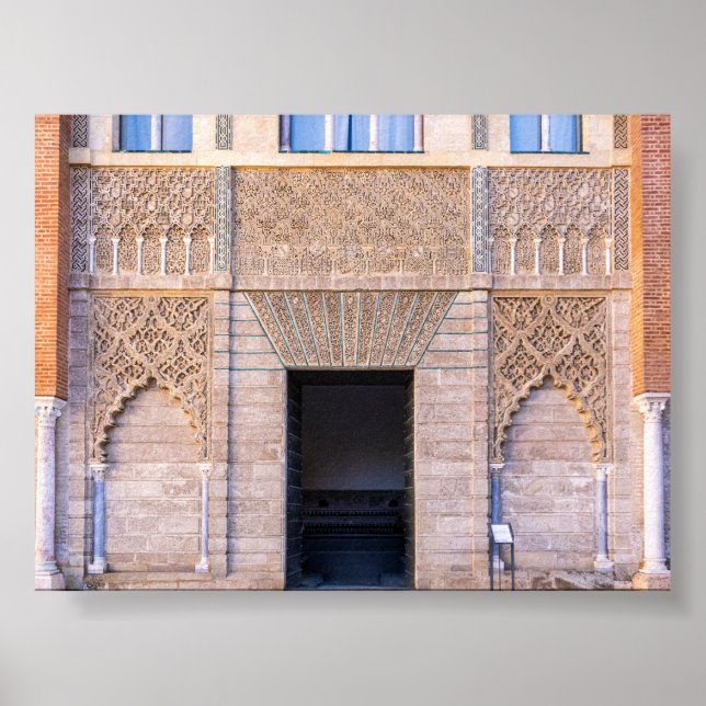 Königlicher Alcázar von Sevilla Poster (Vorne)