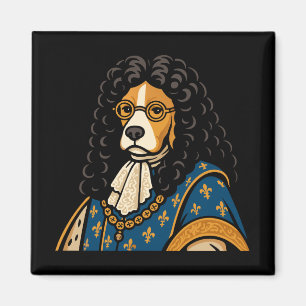 Königlicher Beagle-Hund Seine Majestät Fluffness Magnet