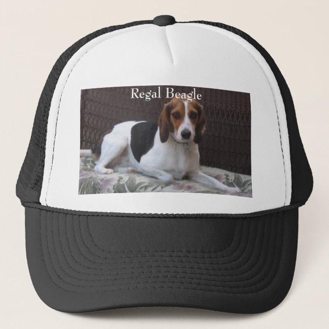 Königlicher Beagle-Jagdhund-Hundehut Truckerkappe (Vorderseite)
