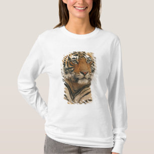 Königlicher Bengal-Tiger auf dem Felsen, Ranthambh T-Shirt
