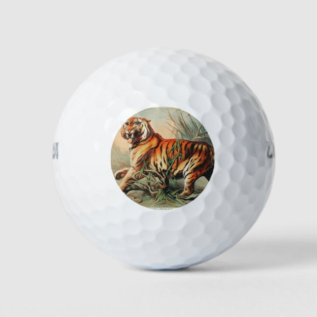 Königlicher bengalischer Tiger | Tigerjahr 2022 Golfball (Vorderseite)