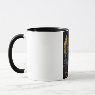 Königlicher Blauwolf-Becher - Mystischer Wolf-Kaff Tasse