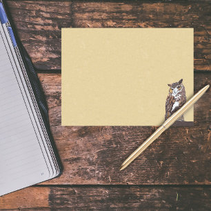 Königlicher Brown-Eulen-Baum-Stumpf Post-it Klebezettel