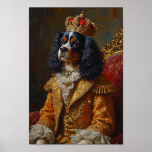 Königlicher Cavalier King Charles Spaniel Portrait Poster