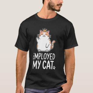 Königlicher Inhalt Katzenhumor T-Shirt