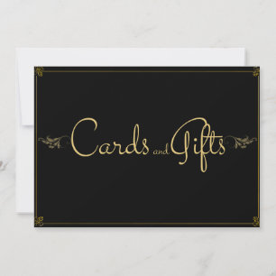 Königlicher Luxus "Card and Gift" - Schildkarte fü