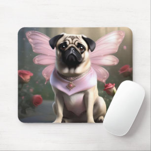 Königlicher Mops: Die Prinzessin-Fee verzauberter Mousepad