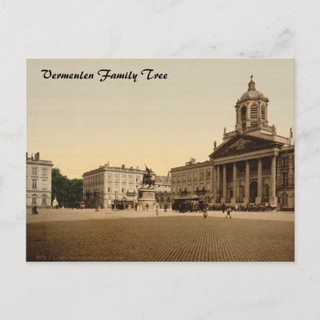 Königlicher Palast, Brüssel, Belgien Postkarte (Vorderseite)