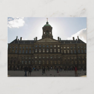 Königlicher Palast von Amsterdam Postkarte