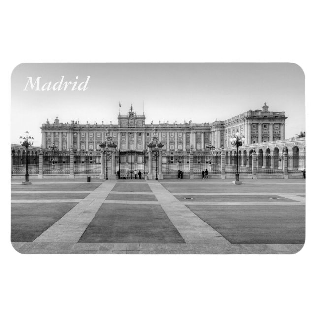 Königlicher Palast von Madrid Magnet (Horizontal)