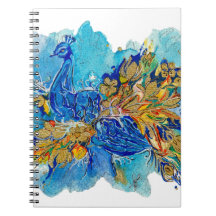 Königlicher Pfau der Goldenen Morgenröte Aquarell