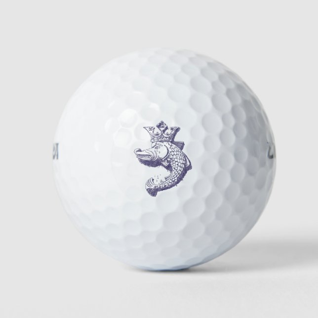 Königlicher Pike Golfball (Vorderseite)