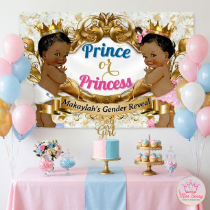 Königlicher Prinz oder Prinzessin Black Geschlecht Banner