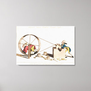 Königlicher schärfender Service Leinwanddruck