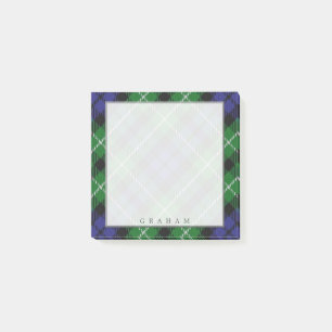 Königlicher schottischer Clan-GrahamTartan Post-it Klebezettel