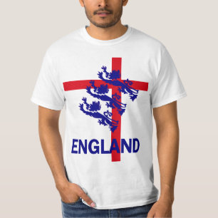 Königlicher Standard Englands und St- Georgekreuz T-Shirt