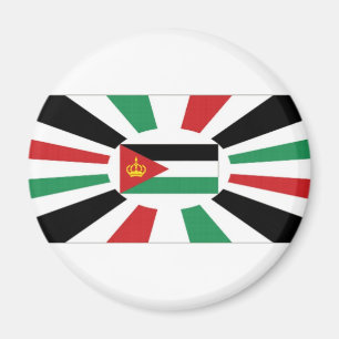 Königlicher Standard Jordaniens Magnet