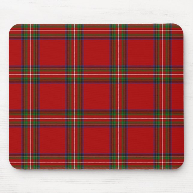 Königlicher StewartTartan Mousepad (Vorne)