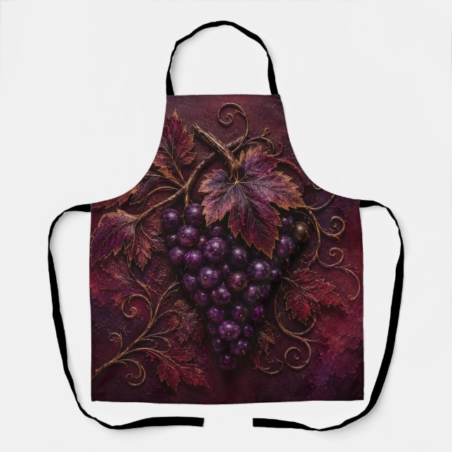Königlicher Weinberg Eleganz Schürze (Vorderseite)