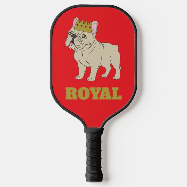 Königlicher Welpe Pickleball Schläger (Vorderseite)