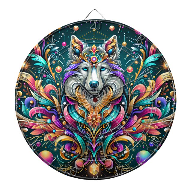 Königlicher Wolf Dartscheibe (vorne)