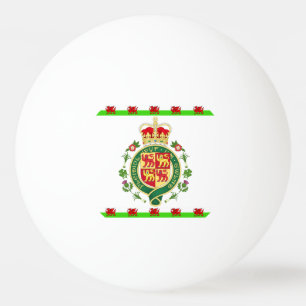 Königliches Abzeichen von Wales Tischtennisball
