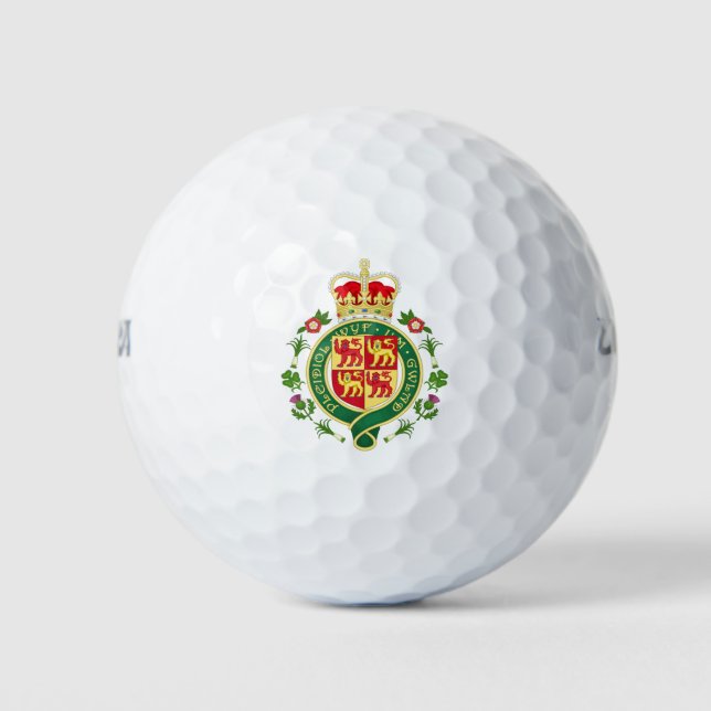 Königliches Abzeichen Wales Golfball (Vorderseite)