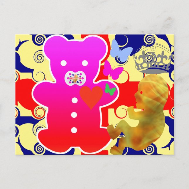 KÖNIGLICHES BABY 2 POSTKARTE (Vorderseite)