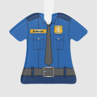 Königliches Blau-Polizei-Offizier-Uniform Ornament