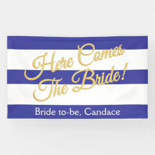 Königliches Blau, Streifen u. Banner