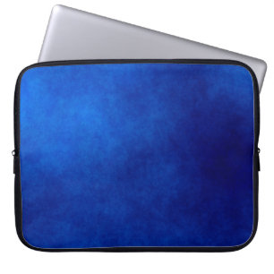 Königliches Blauwatercolor-abstrakte Laptop-Hüls Laptopschutzhülle