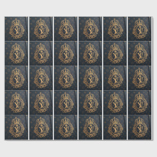 Königliches Emblem Geschenkpapier