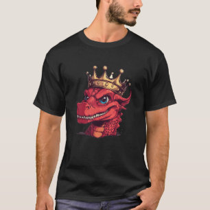 Königliches Feuerdrachengesicht mit einem atembera T-Shirt