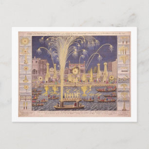 Königliches Feuerwerk Postkarte
