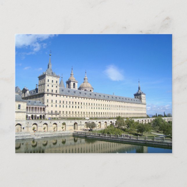 Königliches Gelände San Lorenzo de El Escorial, Sp Postkarte (Vorderseite)