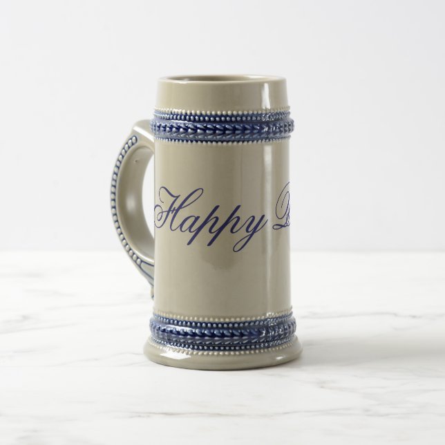 Königliches Geschenk Bierglas (Vorderseite Links)