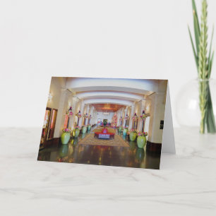 Königliches hawaiisches Hotel Feiertagskarte